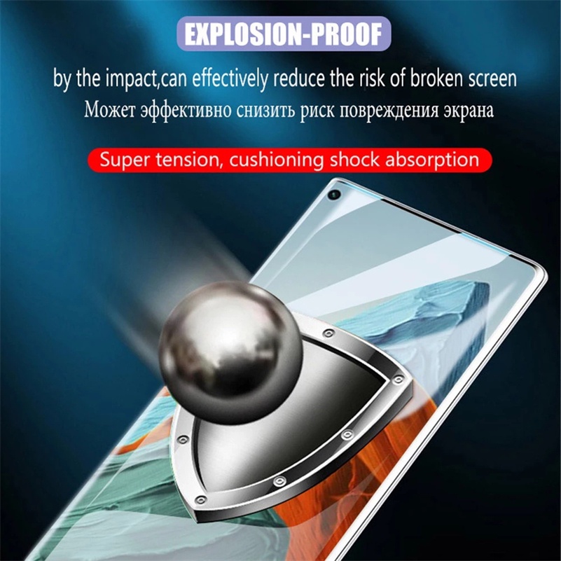 9999D Hydrogel Pelindung Layar Full Cover Anti Sidik Jari 9999D Hydrogel Soft Film Full Screen Protector Compatible For iPhone 14 13 12 11 Pro Max X Xr Xs Max iPhone 7 8 6 6s Plus SE 12 13 Mini Anti-fingerprint Full Cover Soft TPU Screen Protector Film