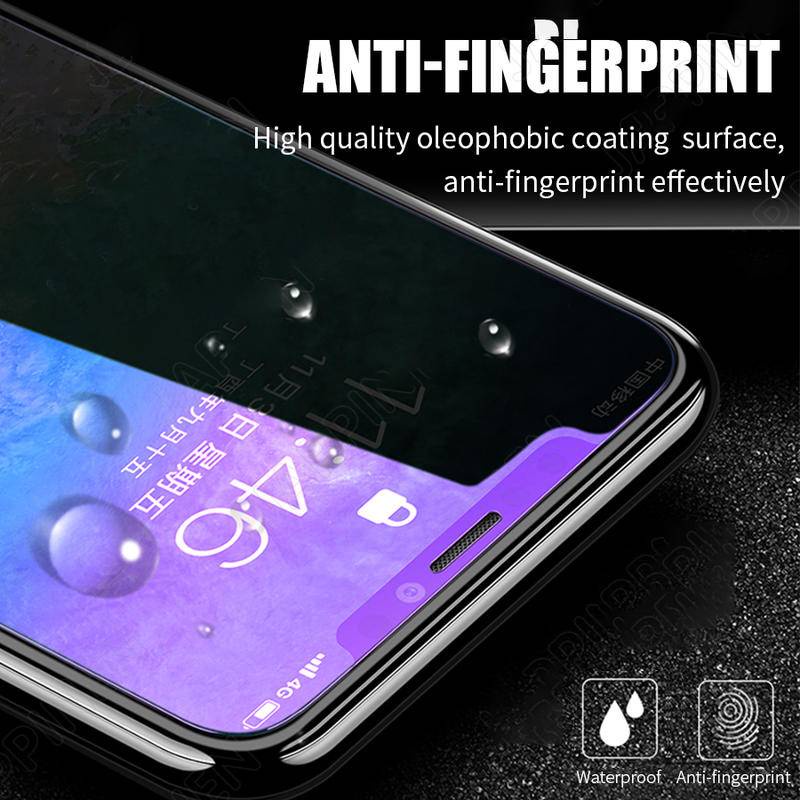 Pelindung Layar Tempered Glass Anti Blue Light Untuk iPhone 13 12 11 Pro MAX Mini X XS MAX XR SE 2022 2020 6 6s 7 8 Plus