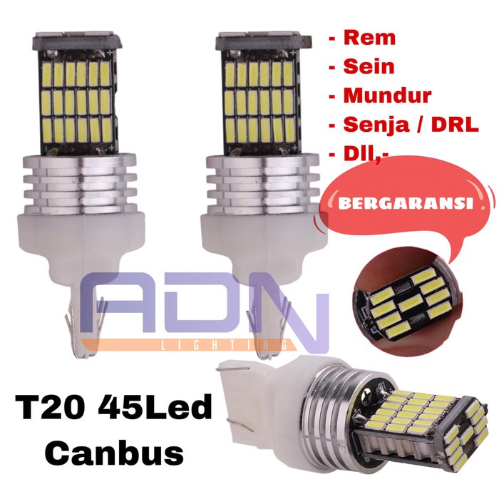 Led T20 7443 45 Titik SUPERBRIGHT pcs