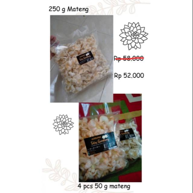 

PAKET HEMAT 2 Kerupuk Telur Asin Gemilang