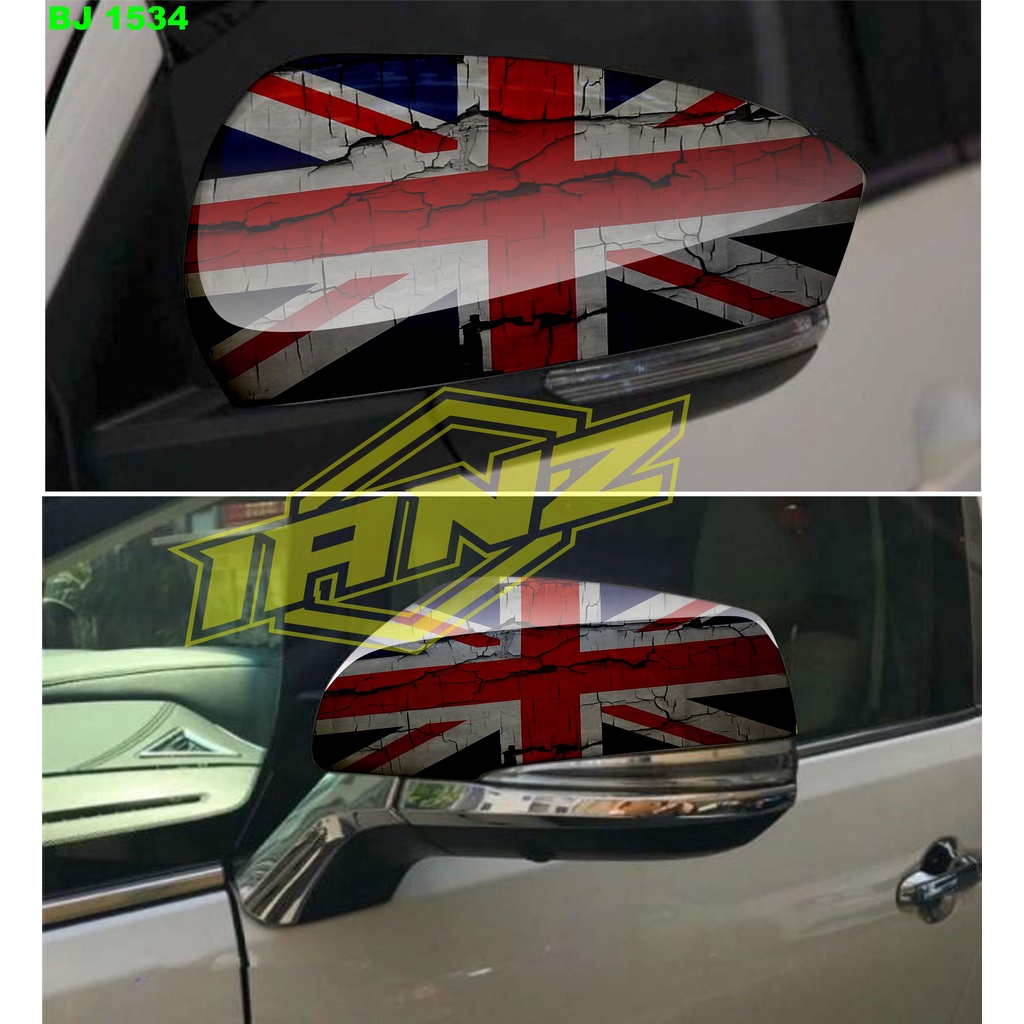 STIKER VARIASI SPION MOBIL BENDERA INGGRIS / STIKER MOBIL / STIKER SPION BENDERA