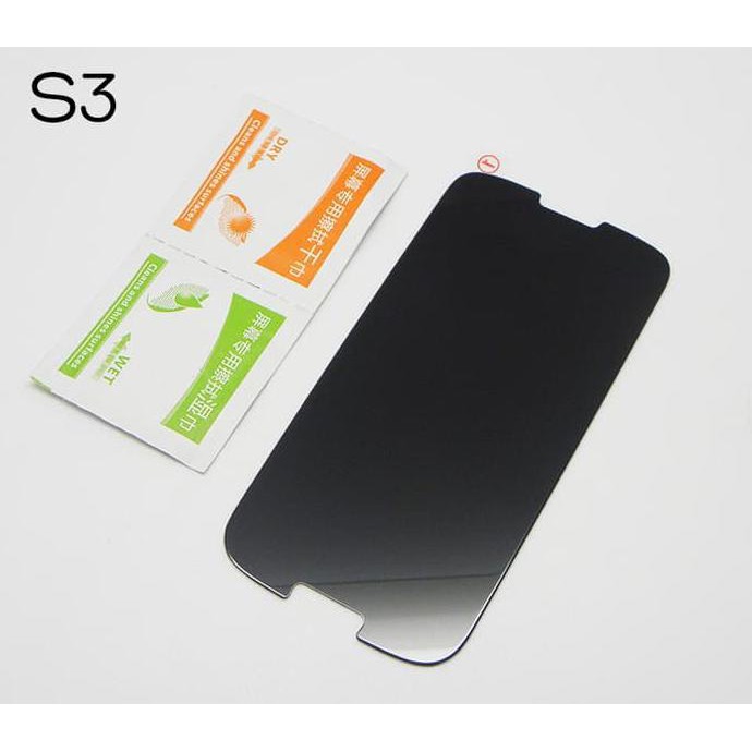 NEW TEMPERED GLASS SPY SAMSUNG GALAXY S3 ANTI GORES KACA PRIVACY GELAP MILENIA