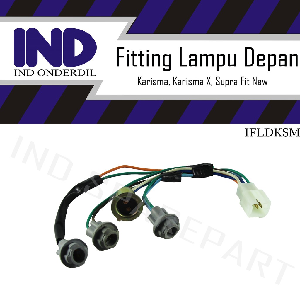 Fitting-Fiting-Piting-Cop-Socket-Soket Lampu Depan Karisma/Karisma X