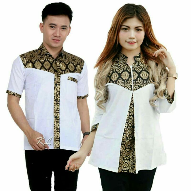 [ BISA COD ]baju Coeple batik atasan//hem/blus