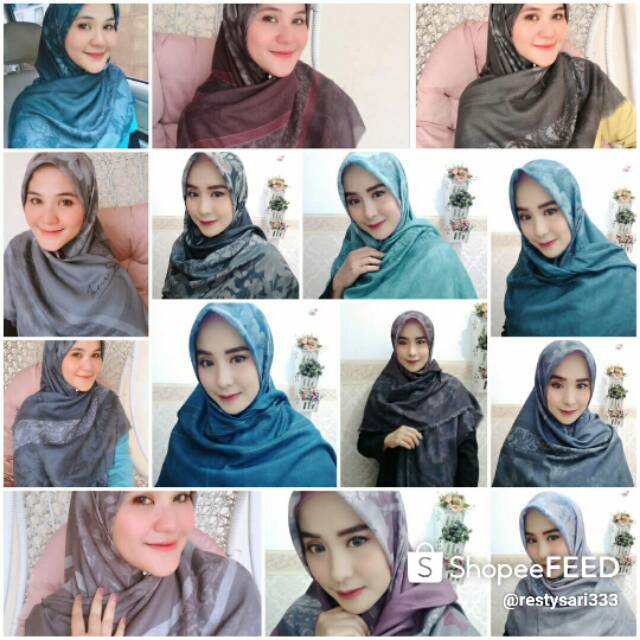 Jilbab segi empat turkey inzia scarf