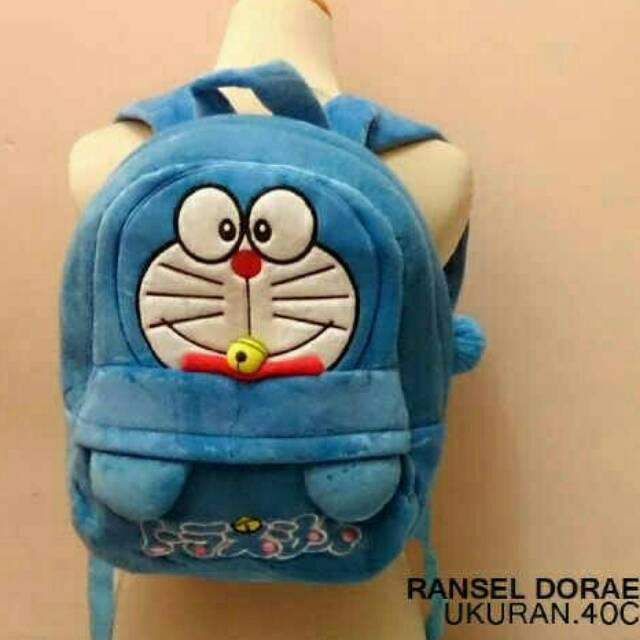 Tas ransel boneka doraemon import besar anak sekolah