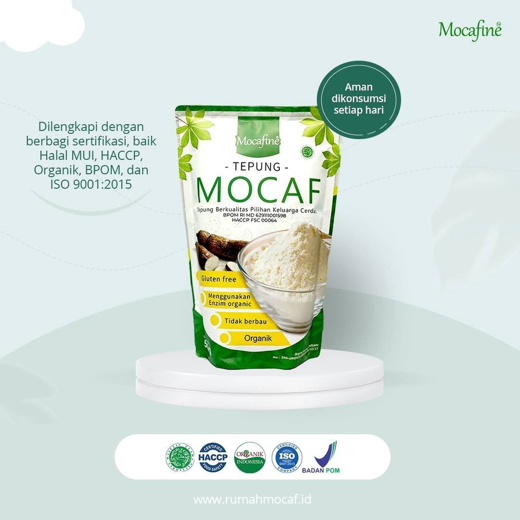 

Mocafine Tepung Mocaf Organik Gluten Free 500gr