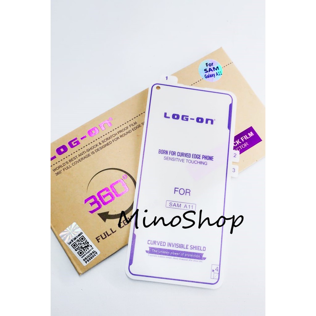 ANTI GORES JELLY SAMSUNG A11 ANTI SHOCK LOG ON - ANTI GORES JELLY