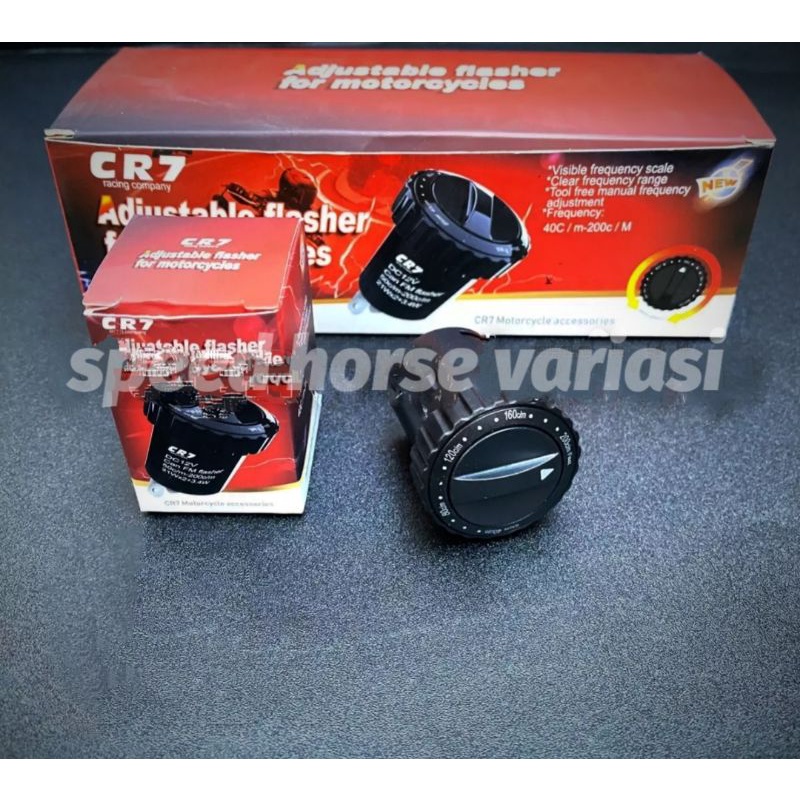 New flasher sen flaser sein CR7 fleser Led bisa diatur stel kedip cepat Nmax-Aerox-Pcx-Lexi-Beat-Vario