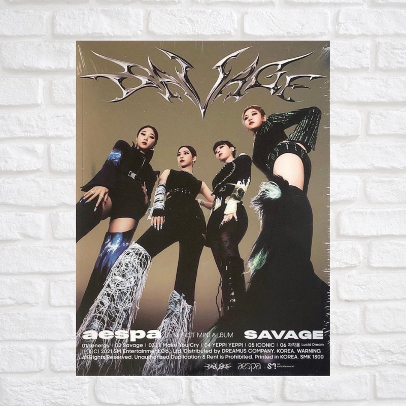 album aespa savage photobook ver (hallucination quest)