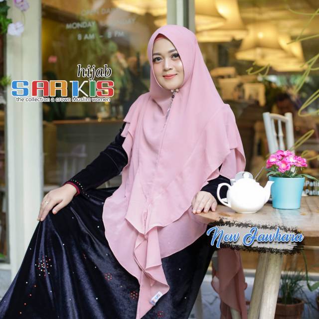 Khimar New Jawhara By Sarkis - Khimar syari ceruti- Khimar pet antem  - n2.hijab.store