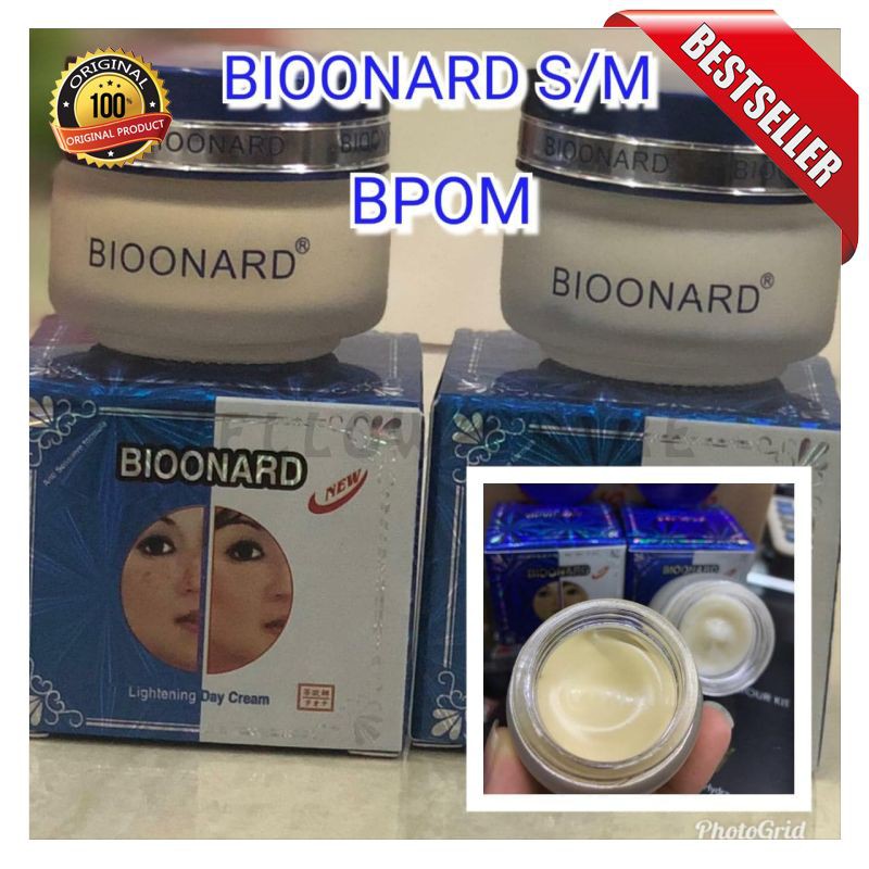 BIOONARD LIGHTENING CREAM SIANG / MALAM BPOM - CREAM BIOONARD [YELLOW STORE]