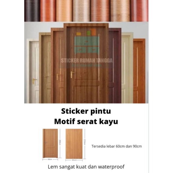 sticker lemari,pintu,kitchenset,kulkas putih glossy dan doff waterproof dan kuat ANTI JAMUR Lebar 60cm dan 122cm