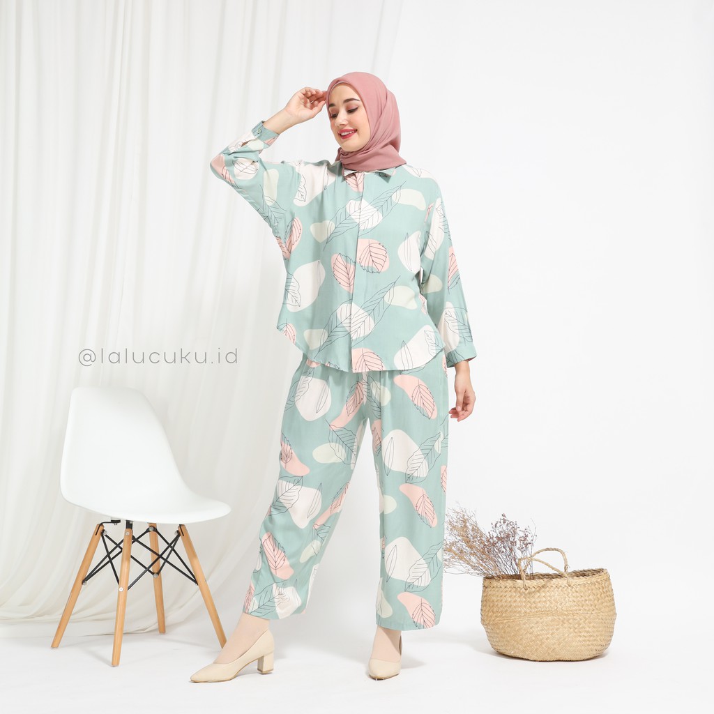 LALUCUKU ID Baju Pajamas Premium Series Piyama Tie Dye Set LALUCUKU ID Baju Pajamas Premium Series Piyama Tie Dye Set