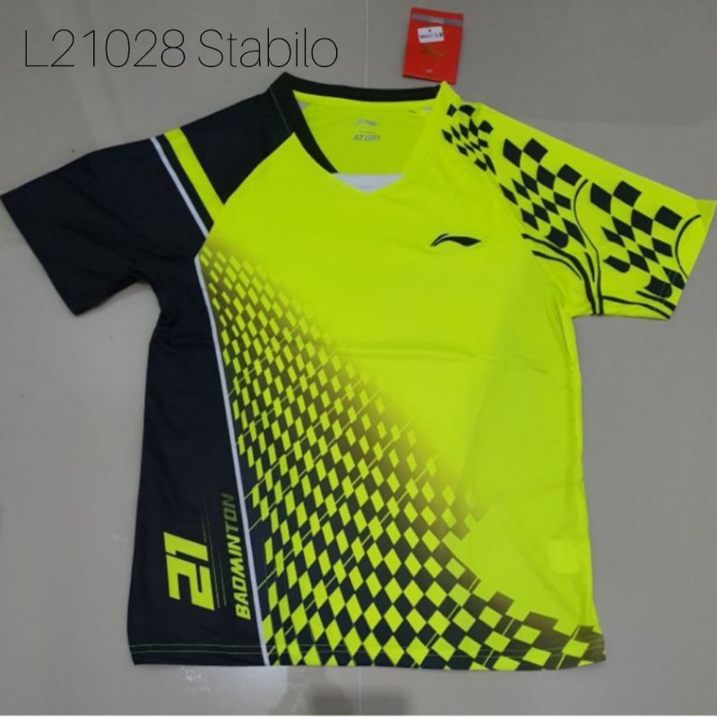 (L21028)KAOS BADMINTON LINING IMPORT BAJU BULU TANGKIS JERSEY OLAHRAGA