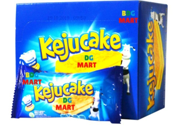 Box Mondelez Kraft Keju Cake Bolu Keju Lembut Dan Nikmat - 12pcs X 16gr