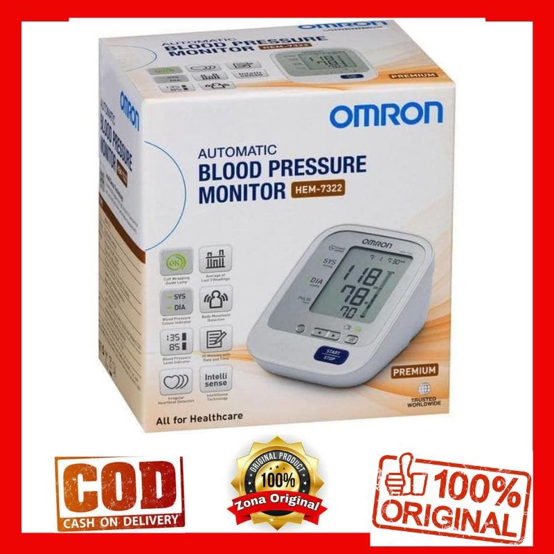 Alat Ukur Tekanan Darah Tensimeter Digital / Elektrik Omron HEM-7322