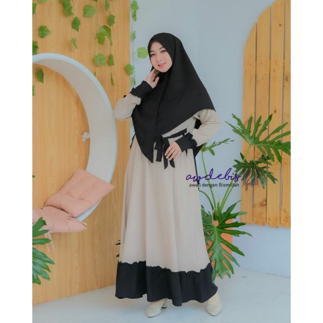 Gamis Set Syari Kalila ori awsebis / gamis awdebis kalila / gamis kalila set hijab / gamis wanita or