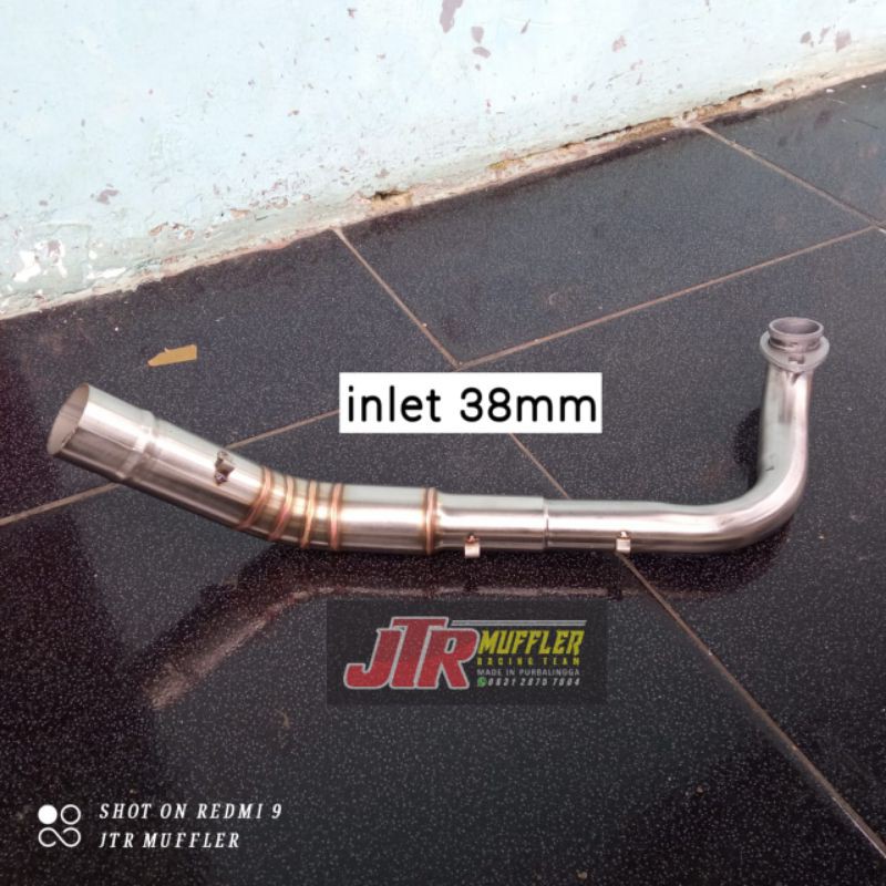 Leher Knalpot Beat samping inlet 38mm