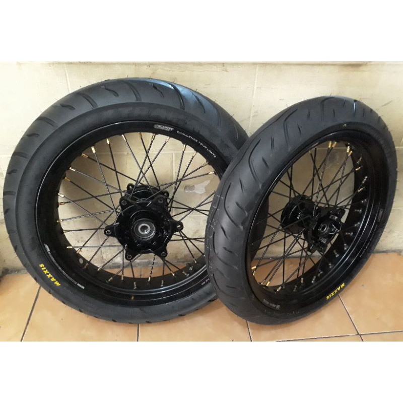 Ban set CRF 150 Supermoto scarlet