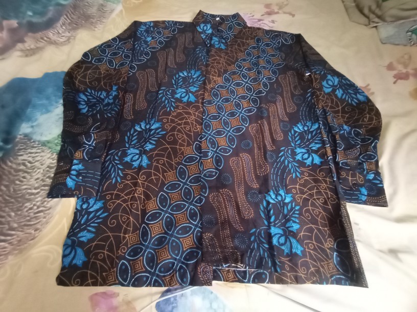 Batik Couple Keluarga Sania Ruffle Ori Ndoro Jowi Dnt Candi