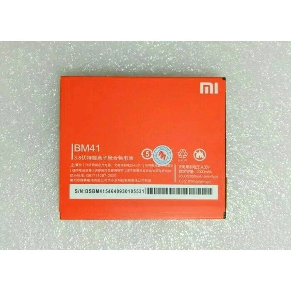 BATERAI XIAOMI REDMI 1S BM41 ORIGINAL BATTERY BM41