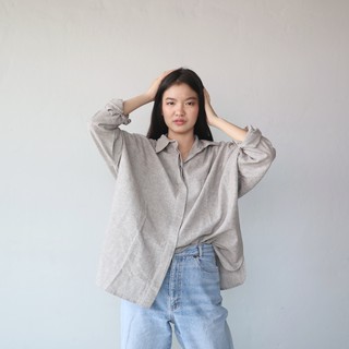 Ixora Kai Oversized Shirt - Kemeja Wanita Oversized Blouse