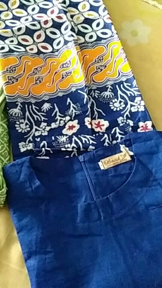 Terlaris Serut Genes Jelita Tunic Navbor Yelbor Whitbor Creambor Tunik Batik Modern Hrb030 Dolbi Dob