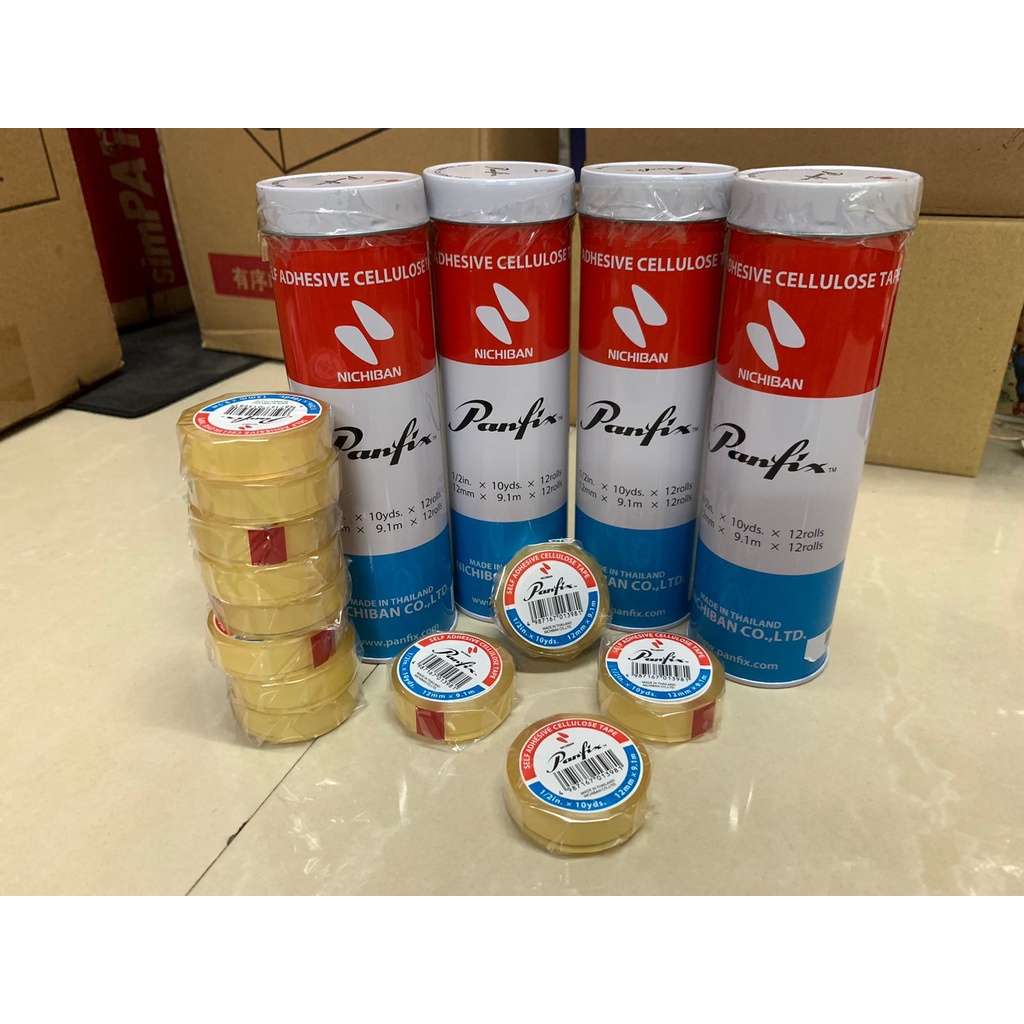 

SELOTIP LAKBAN PANFIX TAPE BENING PLAKBAN 1/2 Inch x 10 yard 12mmx9.1m