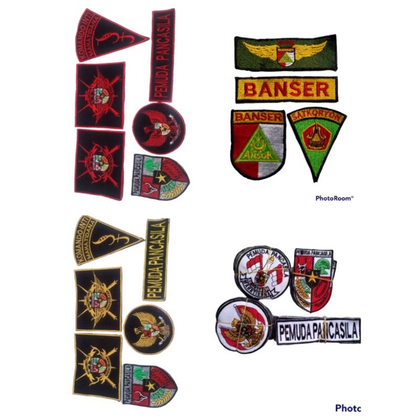 EMBLEM/BORDIR PEMUDA PANCASILA &amp; BANSER