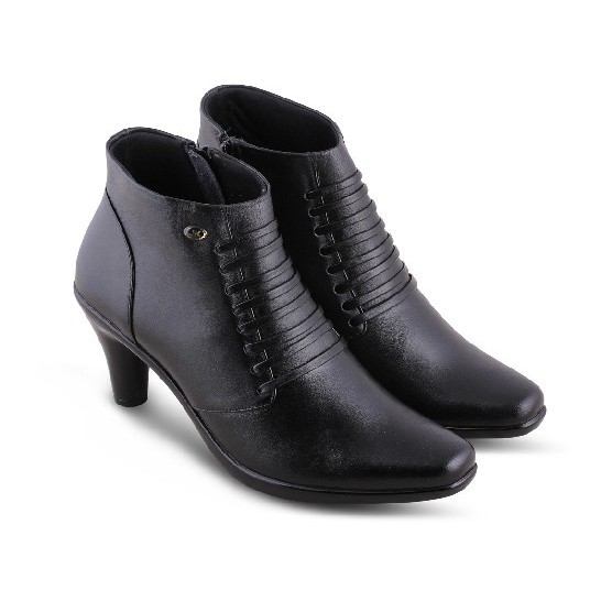 Boots & Higheel JK COLLECTION Jak 5303,Hitam,Kulit 36-40 GL