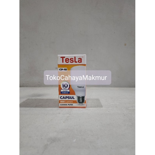 Lampu LED Bohlam Capsul 10w 10watt Tesla Cahaya Putih Hemat Energy