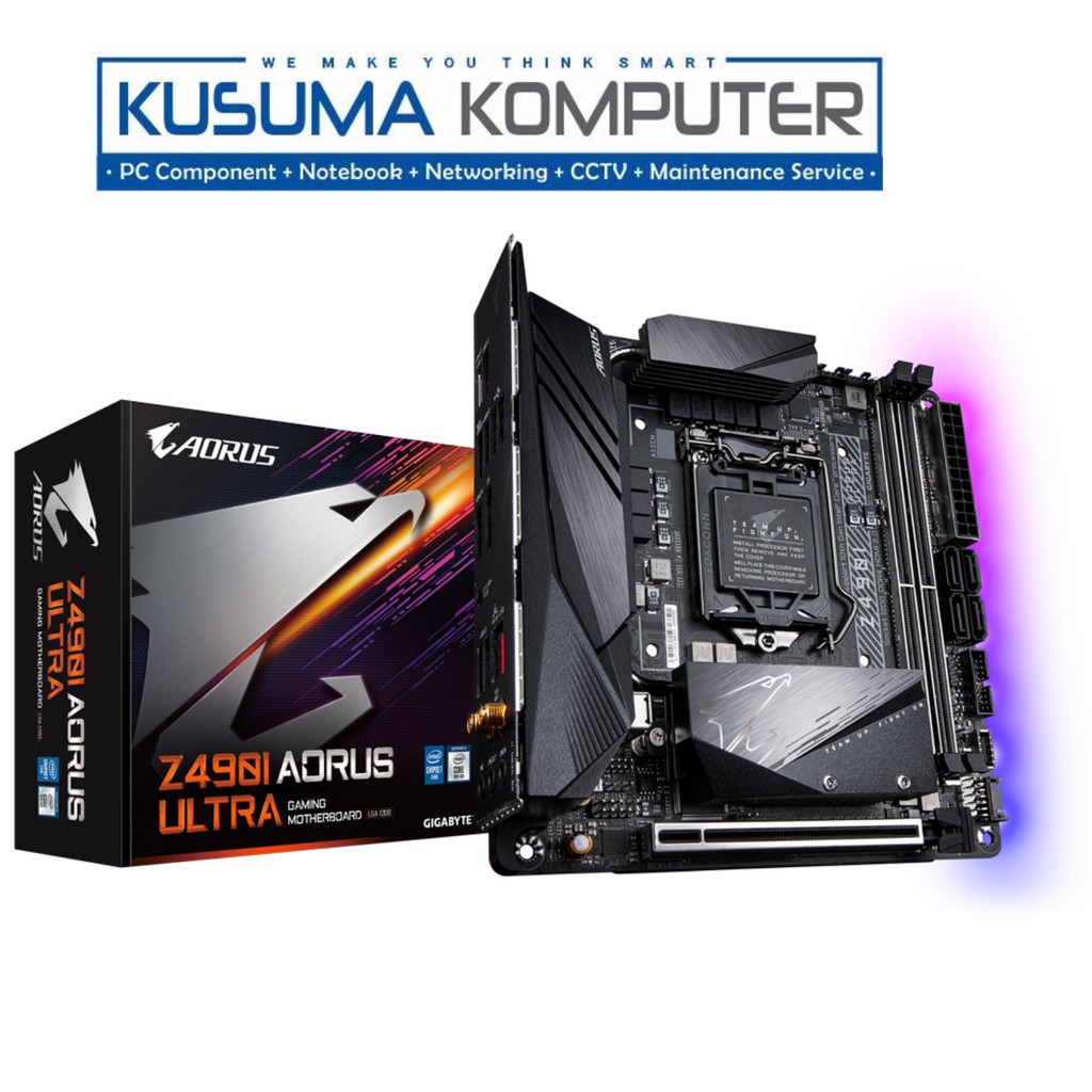 Gigabyte Aorus Motherboard  Z490I Aorus Ultra Mini ITX Mainboard