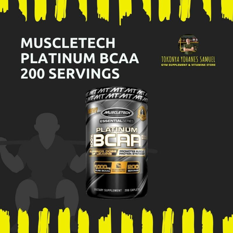 Platinum bcaa 200 tablet Muscletech bcaa capsule