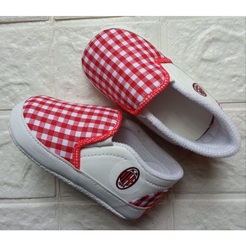 Sepatu Bayi Pre walker Ac Milan