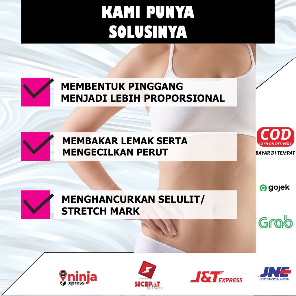 Stagen Korset Corset Wanita Pelangsing Pengecil Perut Buncit Pasca Melahirkan Maternity Hamil Gurita