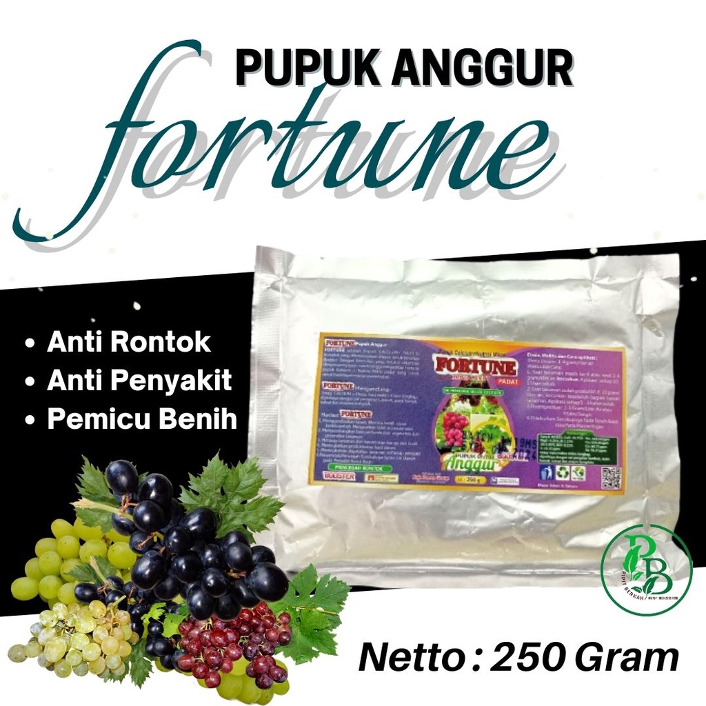 PUPUK BOOSTER ANGGUR BANANA - Pupuk Anggur Masa vegetatif - Pupuk Buah anggur merah