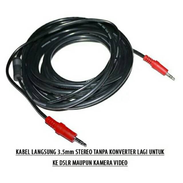 Kabel buat Boya MM1 Rode Video Mic Go ke Video Camera DSLR