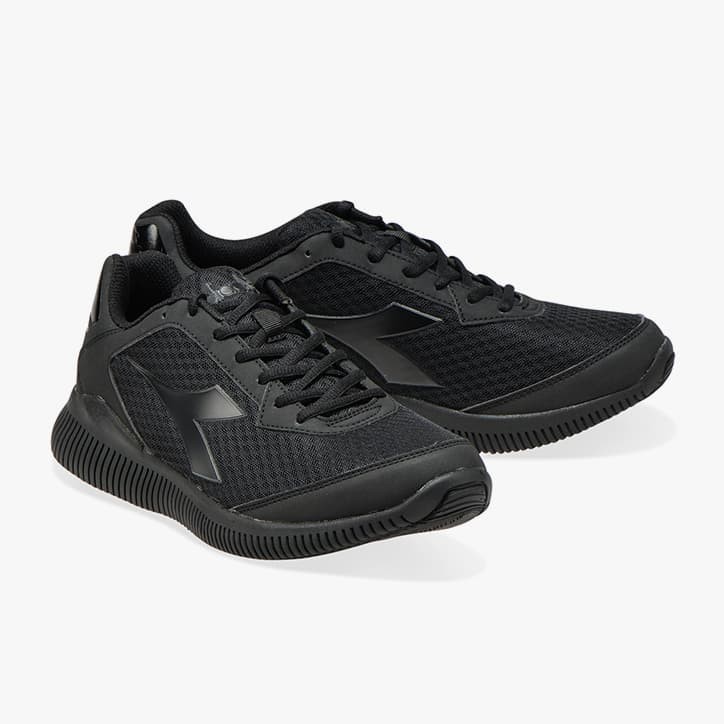 Diadora Eagle Triple Black. Mens Sneaker. Sepatu Pria. Original