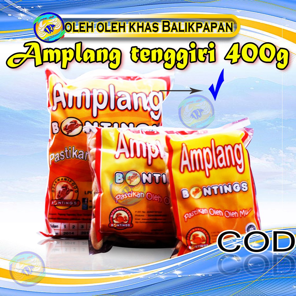 

Makanan ringan cemilan kerupuk ikan tenggiri oleh oleh khas kalimantan 400g