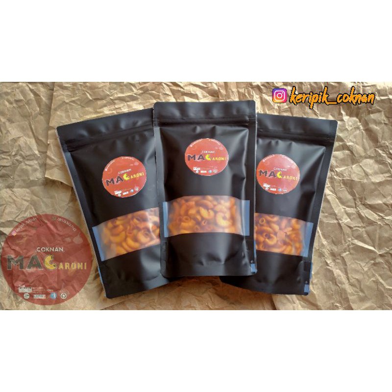 

makaroni bantet cuknan kemasan 150gram pedas asin, gurih dan renyah