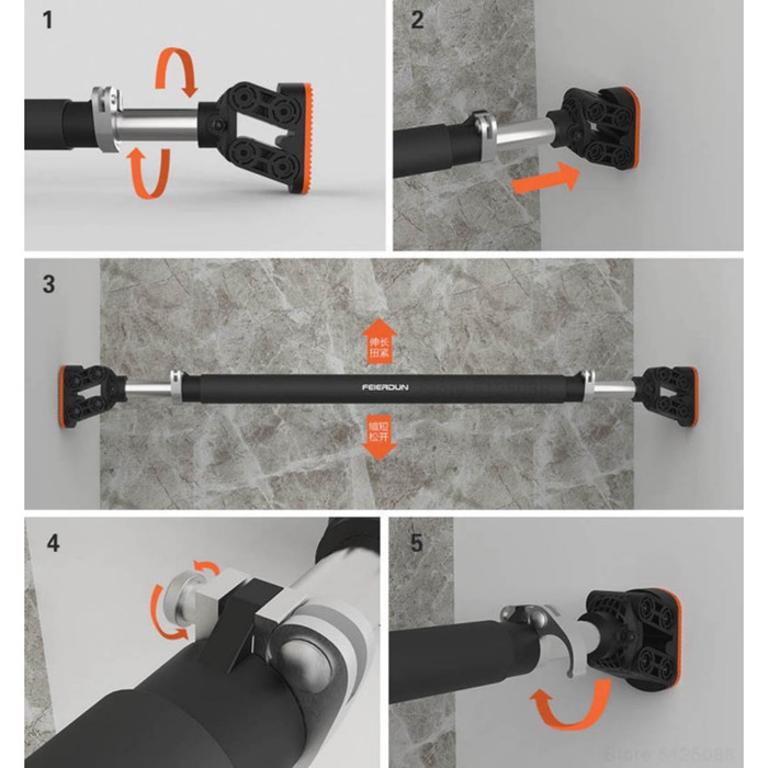 FED PULL-UP HORIZONTAL BAR - Multifunction Pull Up Door Chin Up