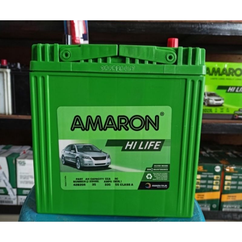 aki batere mobil avanza xenia rush apv Amaron Hilife NS40Z aki kering Amaron NS40z 42B20R