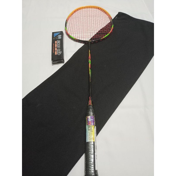 New Raket Badminton Bulu Tangkis Lining Ori G Force 9 Plus Senar Baru