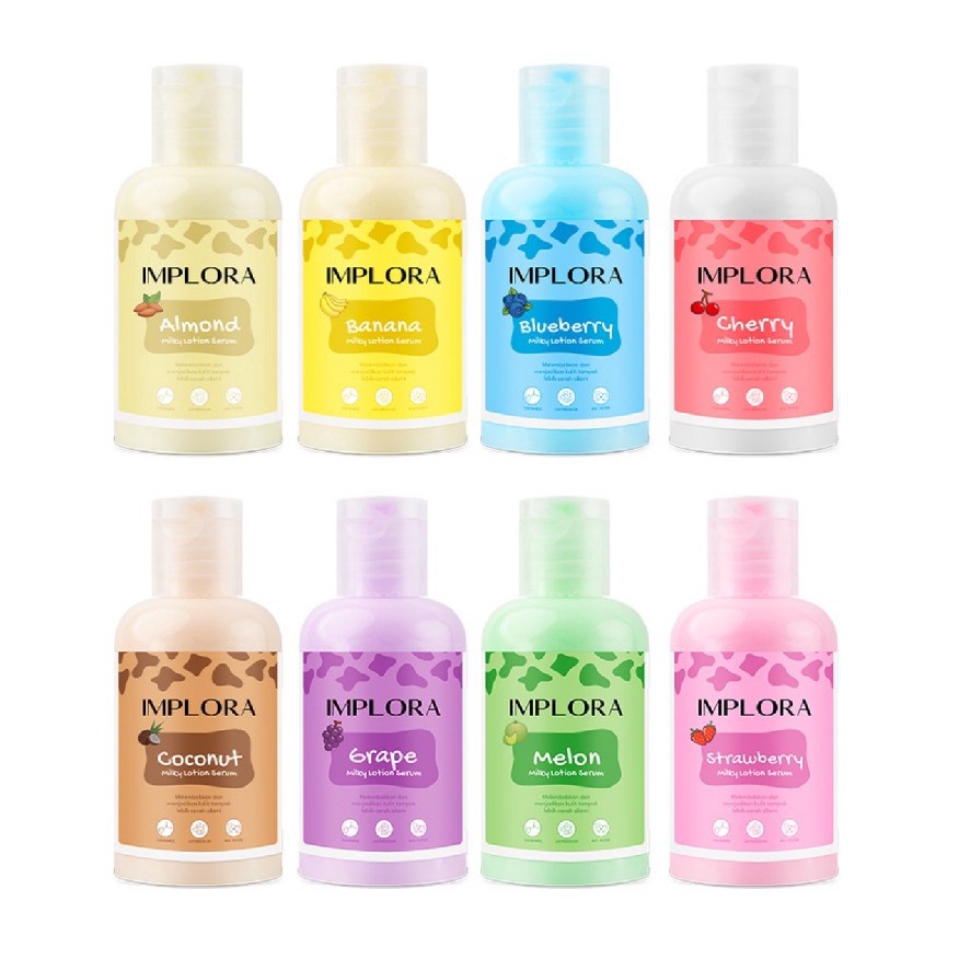 [KECIL] IMPLORA Milky Lotion Serum Body Lotion  Whitening BPOM - 60ml