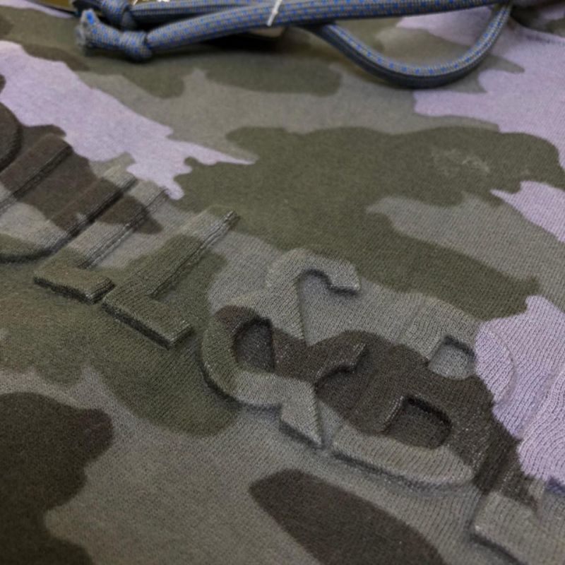 HOODIE PULL &amp; BEAR CAMO EMBOS HIGH QUALITY PREMIUM