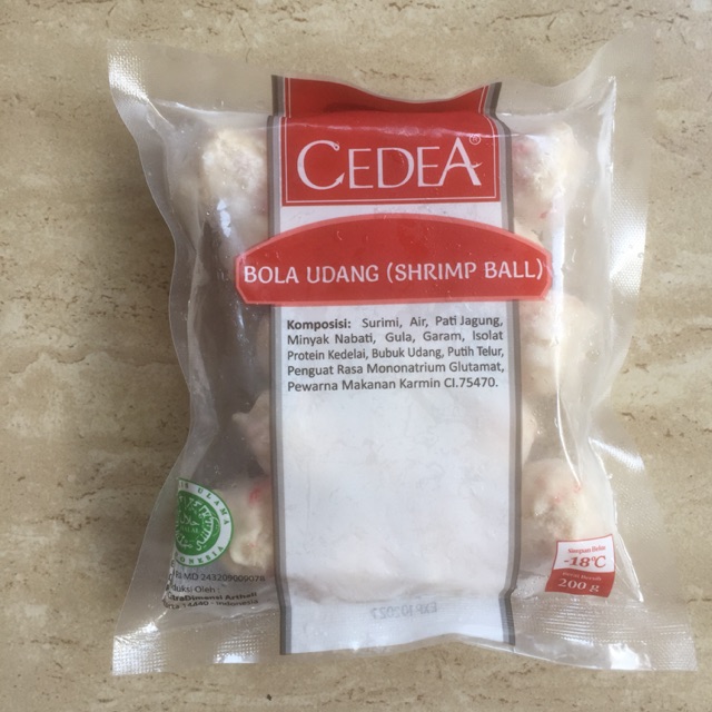 

Bola Udang Cedea Shrimp Ball 200gr FROZEN FOOD BANDUNG