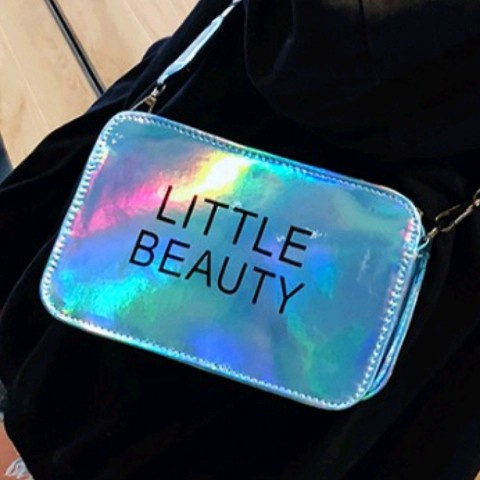 HBM Tas Selempang Fashion Wanita Glossy Blink Sparkle Little Beauty