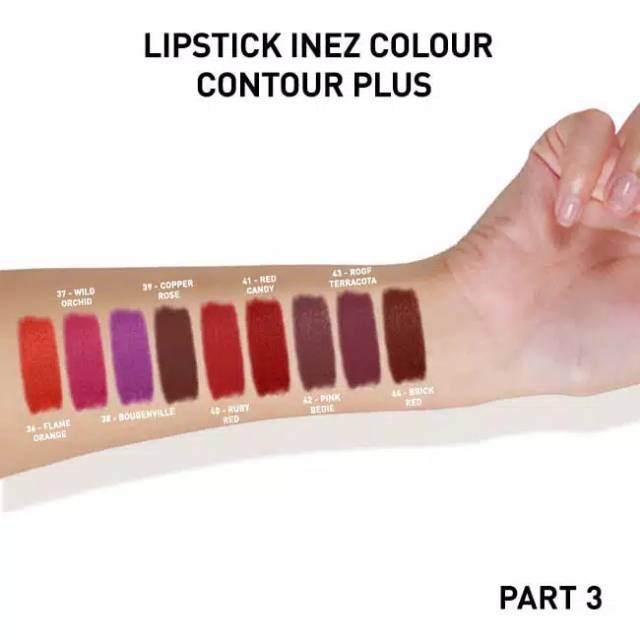 INEZ Color Contour Plus Lipstick