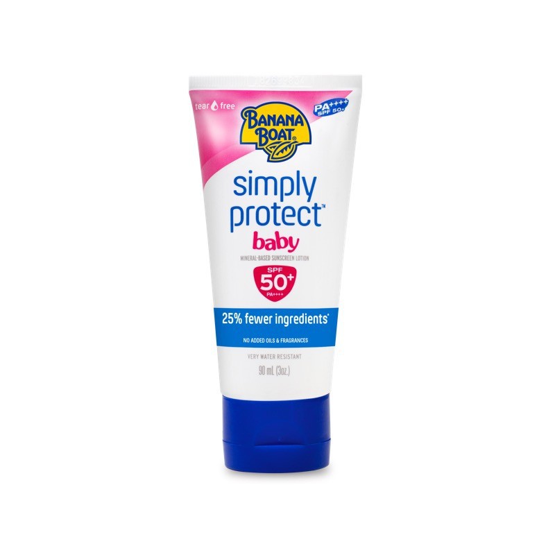

Banana Boat Simply Protect Baby Sunscreen Lotion SPF50+ 90ml